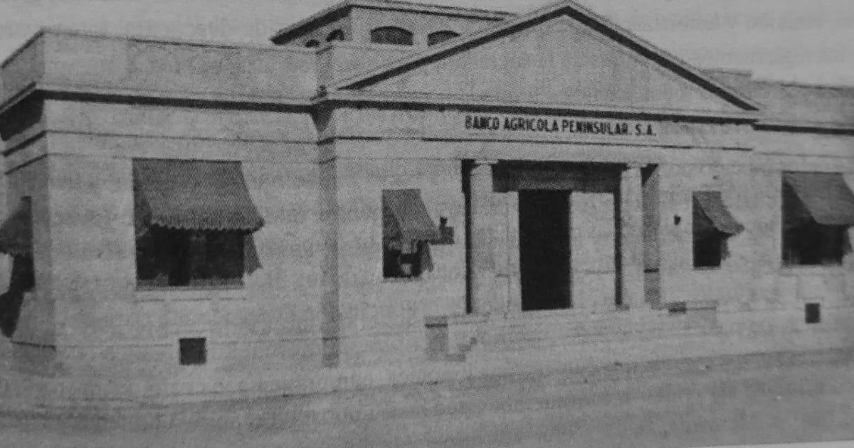 Banco Agrícola Peninsular en los años veinte