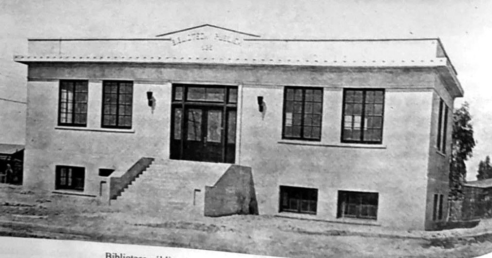 Biblioteca pública de Mexicali en los años veinte
